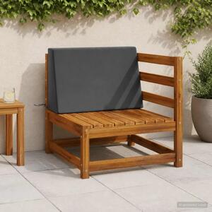 Jastuk za naslon SOEST 100% poliester Antracit 60 x 20 x 40 cm - Antracit 60 x 20 x 40 cm Poliester