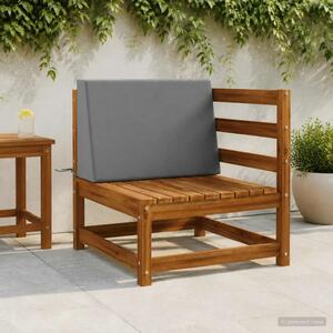Jastuk za naslon SOEST 100% poliester Siva 60 x 20 x 40 cm - Siva 60 x 20 x 40 cm Melange