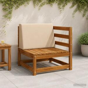 Jastuk za naslon SOEST 100% poliester Krem 60 x 20 x 40 cm - Krem 60 x 20 x 40 cm Melange