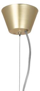 Globen Lighting Torrano viseća lampa Ø 30 cm travertin, prigušiva, Bež, Dnevni boravak/blagovaonica, Staklo, Metak