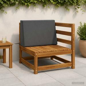 Jastuk za naslon SOEST 100% poliester Antracit 60 x 20 x 40 cm - Antracit 60 x 20 x 40 cm Melange