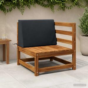 Jastuk za naslon SOEST 100% poliester Tamno plava - Tamno plava 60 x 20 x 40 cm Melange