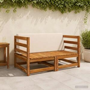 Jastuk za naslon SOEST 100% poliester Krem 120 x 20 x 40 cm - Krem 120 x 20 x 40 cm Melange