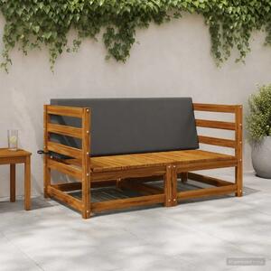 Jastuk za naslon SOEST 100% poliester Antracit 120 x 20 x 40 cm - Antracit 120 x 20 x 40 cm Melange