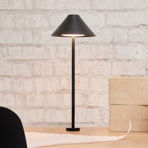 Louis Poulsen Stolna lampa Keglen Pin 3000 K crna, prigušiva, Crno, Dnevni boravak/blagovaonica, Aluminij