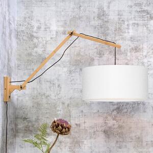 GOOD & MOJO Andes zidna svjetiljka podesiva bijela Ø47cm