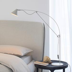 Midgard LED stolna lampa AYNO S, siva/siva, 4.000 K, 76 cm