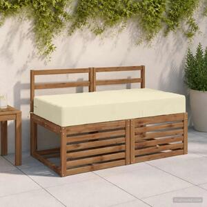 Jastuk za sjedalo SOEST 100% poliester Krem 120 x 60 x 15 cm - Krem 120 x 60 x 15 cm Poliester