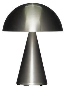 Hübsch HÜBSCH LED stolna lampa na baterije Mush, nikal, IP44, prigušljiva, prigušiva, Metalik, Dnevni boravak/blagovaonica, Metal