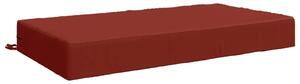 Jastuk za sjedalo SOEST 100% poliester Crvena 120 x 60 x 15 cm - Crvena 120 x 60 x 15 cm Melange