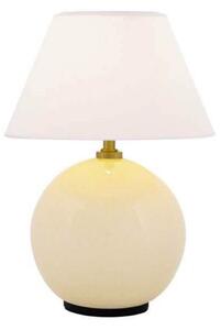 Globen Lighting Punjiva stolna lampa IRIS, krem, visina 23 cm, prigušiva, Bež, Dnevni boravak/blagovaonica, Staklo