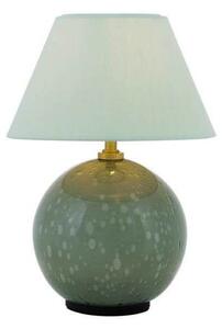Globen Lighting Punjiva stolna lampa IRIS, zelena, visina 23 cm, prigušiva, Zelena, Dnevni boravak/blagovaonica, Staklo