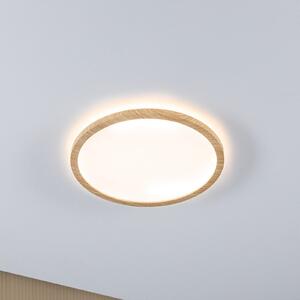 Paulmann LED stropna svjetiljka Atria Shine Ø29cm hrast IP44 3000K, Drvo, kupaonica, Plastika