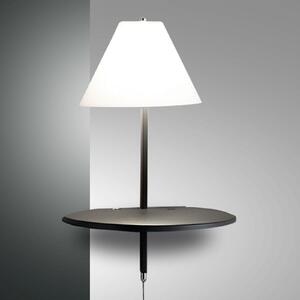 Laku noć LED zidna lampa, USB priključak, bijela-antracit