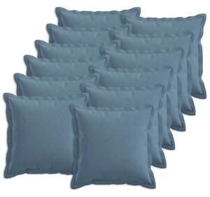 Jastuk s jastukom HOUTEN 12 kom. Traper plava Umjetni lan - Trapere plave boje 40 x 40 cm 12
