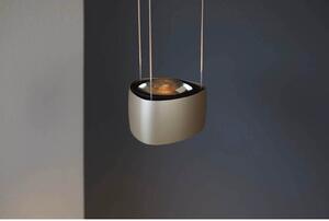 LOOM DESIGN LED viseća svjetiljka Air, siva, aluminij, 13 cm, prigušiva, Bež, Dnevni boravak/blagovaonica, Aluminij