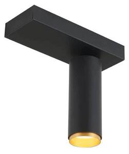 LOOM DESIGN LED stropni reflektor X-Beam, 1 žarulja, crna, prigušiva, Crno, Dnevni boravak/blagovaonica, Aluminij