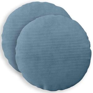 Presvlaka za jastuk 2 pcs HEERLEN Plava Ø 30 cm Kord - Plava Ø 30 cm 2