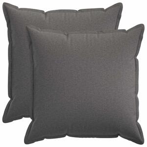 Presvlaka za jastuk 2 pcs HOUTEN Svjetlosiva 80 x 80 cm - Svjetlosiva 80 x 80 cm 2