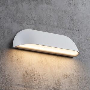 Nordlux LED vanjska zidna lampa Front 26, bijela, Bijela, Metal