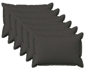 Presvlaka za jastuk 6 pcs HOUTEN Tamnosiva 30 x 50 cm - Tamnosiva 30 x 50 cm 6