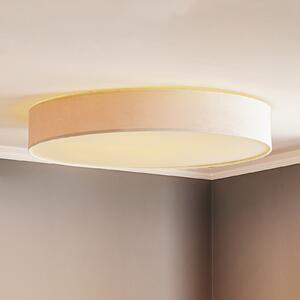 Nowodvorski Lighting Plafon Laguna, krem, Ø 100 cm, prigušiva, Bež, Dnevni boravak/blagovaonica, Tkanina / tekstil