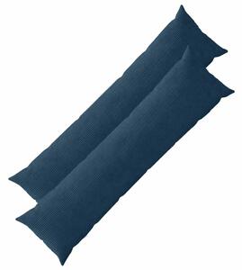 Presvlaka za jastuk 2 pcs HEERLEN Mornarsko plava 40 x 145 cm - Modra 40 x 145 cm 2
