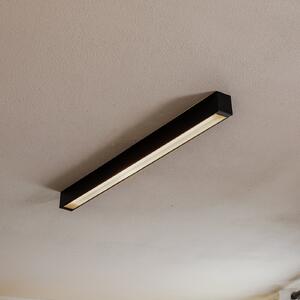 Nowodvorski Lighting Stropna lampa ravna crna 92 cm, Crno, Dnevni boravak/blagovaonica, Metal