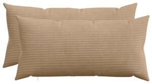 Presvlaka za jastuk 2 pcs HEERLEN Smeđa 40 x 80 cm Kord - Smeđa 40 x 80 cm 2