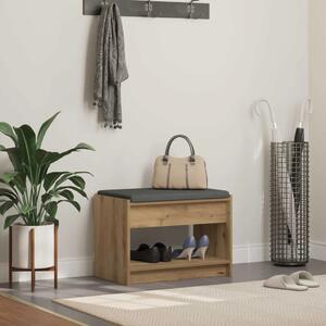 Klupa za cipele s jastučićem Hrast artisan 63 x 38 x 45 cm - 63 x 38 x 45 cm