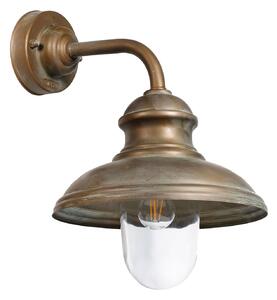 Vanjska zidna lampa Little Mill 3350 starinski mesing/prozirno