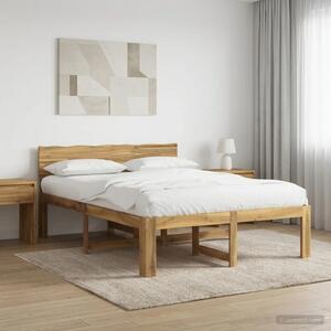 Krevetni okvir s uzglavljem ROSTOCK Bijela 120 x 200 cm - Bijela 120 x 200 cm