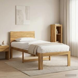 Krevet s uzglavljem ROSTOCK Bijela 90 x 190 cm - Bijela 90 x 190 cm
