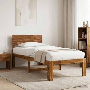 Krevet s uzglavljem ROSTOCK Prirodna 90 x 190 cm - Prirodna 90 x 190 cm