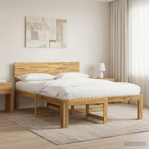 Krevetni okvir s uzglavljem ROSTOCK Bijela 135 x 190 cm - Bijela 135 x 190 cm