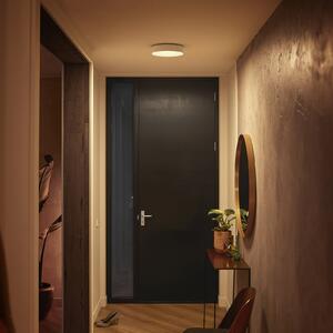 Philips Hue Enrave LED stropna svjetiljka 26,1 cm bijela, prigušiva, Bijela, Dnevni boravak/blagovaonica, Metal