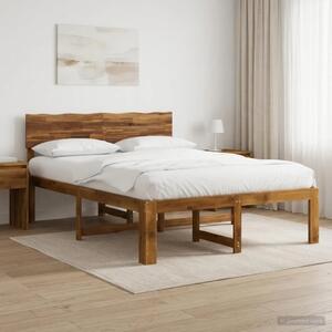 Krevetni okvir s uzglavljem ROSTOCK Prirodna 120 x 190 cm - Prirodna 120 x 190 cm