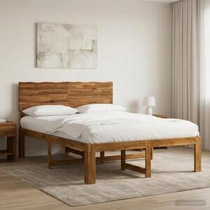 Krevetni okvir s uzglavljem ROSTOCK Prirodna 120 x 190 cm - Prirodna 120 x 190 cm