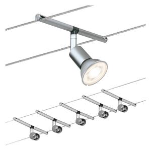 Paulmann Spice Salt LED kabelski sustav, 5 svjetala, 10m, Sivo, Dnevni boravak/blagovaonica, Metal