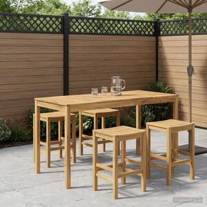 Stol za bar u vrtu Bijela 196 x 80 5 x 105 cm - Bijela 196 x 80 5 x 105 cm