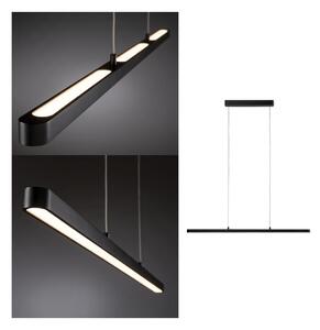 Paulmann Lento LED viseća svjetiljka, crna, 100 cm, usmjeriva svjetla, prigušiva, Crno, Dnevni boravak/blagovaonica, Metal