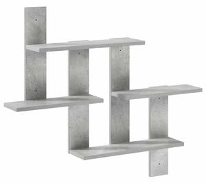 Zidna polica Betonska siva 85 x 13 5 x 73 5 cm - Betonska siva 85 x 13 5 x 73 5 cm