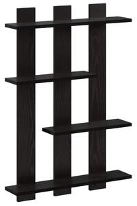 Zidna polica Crni hrast 61 x 13 5 x 88 cm Konstruirano drvo - Crni hrast 61 x 13 5 x 88 cm