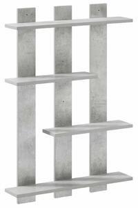 Zidna polica Betonska siva 61 x 13 5 x 88 cm - Betonska siva 61 x 13 5 x 88 cm