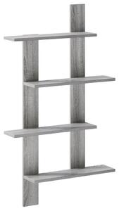 Zidna polica Siva Sonoma 61 x 13 5 x 105 cm Konstruirano drvo - Siva Sonoma 61 x 13 5 x 105 cm