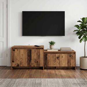 TV komoda 147 x 35 x 50 cm Staro drvo Prerađeno drvo - Staro drvo