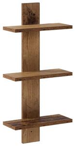 Zidna polica Staro drvo 30 x 13.5 x 64.5 cm Prerađeno drvo - Staro drvo 30 x 13.5 x 64.5 cm