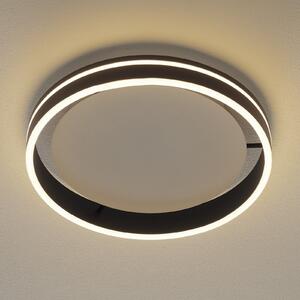 Q-Smart-Home Paul Neuhaus Q-VITO LED stropna svjetiljka 40cm antracit, prigušiva, Crno, Dnevni boravak/blagovaonica, Metal