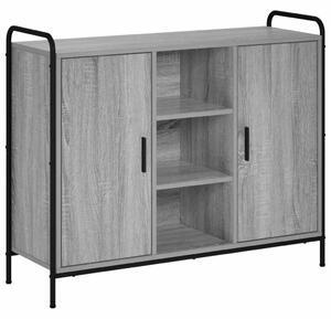 Kreveta Siva Sonoma 97 x 33 x 81 cm Konstruirano drvo - Siva Sonoma s 2 police 73 x 33 x 81 cm