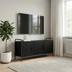 TV ormar 79 5 x 33 x 50 cm Crni hrast Konstruirano drvo - Crni hrast 79 5 x 33 x 50 cm